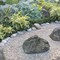 Decorative Outdoor Weather-Resistant Artistic Artificial Faux Stone Rock, Garden Patio Granite Grey Fiberglass Stone